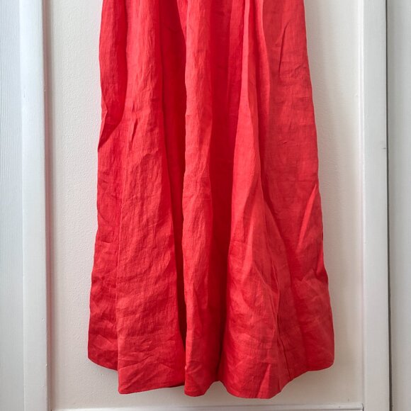 La Ligne Tracy Maxi Dress in Tangerine - Picture 6 of 9